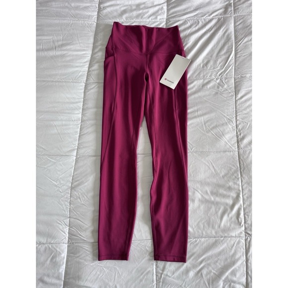 lululemon athletica Pants - New Lululemon Align HR Pant 25" Size 4 Legging W/Pockets Smoke Magenta NWT